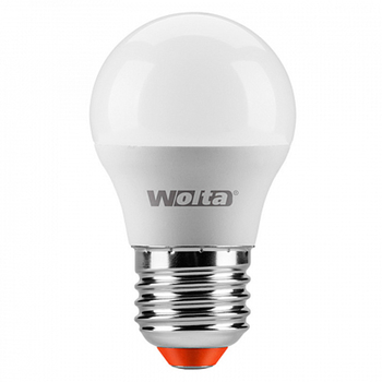 Светодиодная лампа WOLTA Standard G45 7.5Вт 625лм Е27 6500К - Светильники - Лампы - Магазин электротехнических товаров Проф Ток